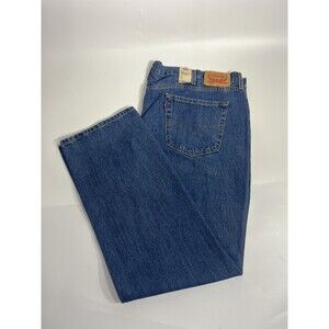 BIG & TALL  LEVI'S 541 ATHLETIC TAPER BLUE DENIM MENS SIZE 46X34 ZIP FLY NWT